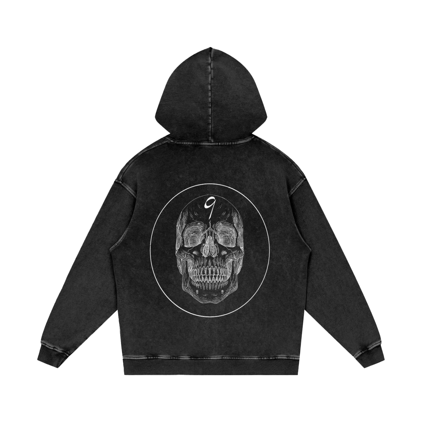 LETHWEI® 9 Skull Hoodie — back